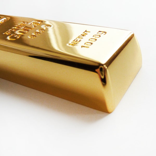 GOLD bar USB Stick, 128 GB Perfect Christmas Gift, One Million, clé Usb plaquée or