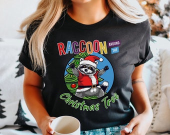 Camiseta de Navidad divertida camiseta festiva árbol de Navidad camiseta divertida idea de regalo de Navidad camiseta de papá camiseta de Navidad divertida