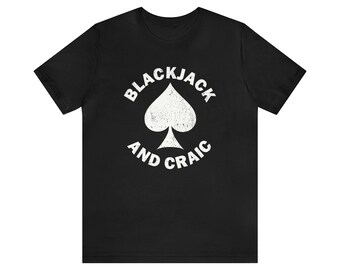 Camiseta de manga corta Blackjack y Craic