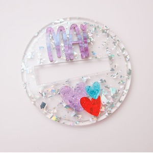HydroJug Traveler Topper: Personalized Acrylic Name Plate, 40oz Tumbler Accessory