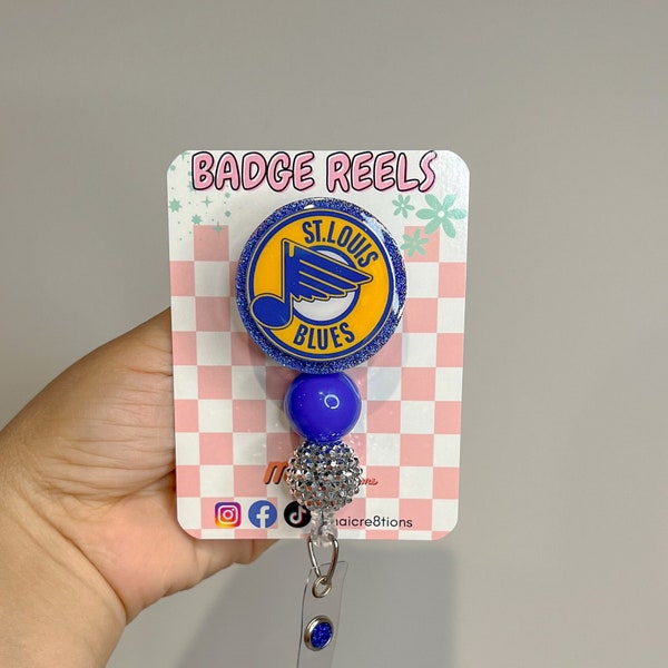 St. Louis Blues Hockey Badge Reels