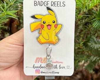 Pikachu Badge Reels Pokemon Badge Reels 