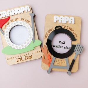 Father&#39;s Day Fridge Photo Magnet | Father&#39;s Day Gift | Gift for Dad | Gift for Grandpa | Photo Frame | Photo Magnet | Personalized Gift