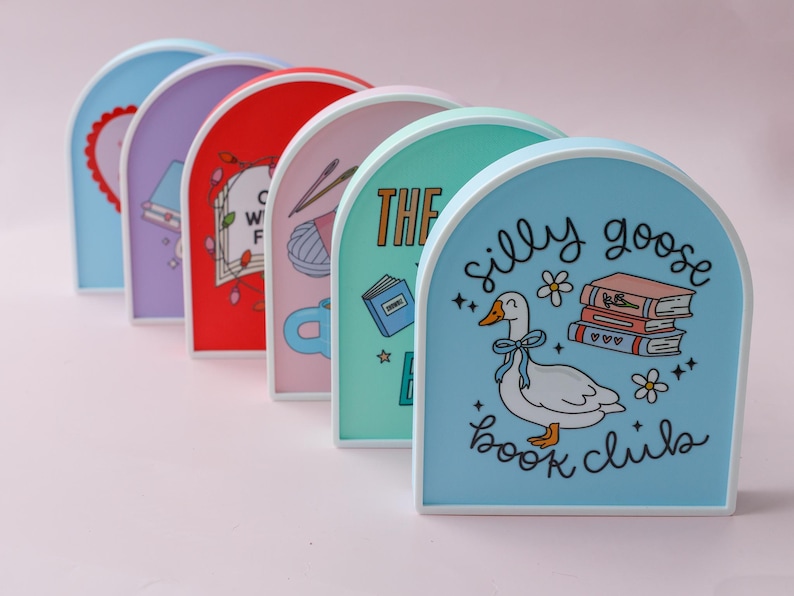 3D printed Book shelf decor Gift for book lovers Shelf sitter decorations