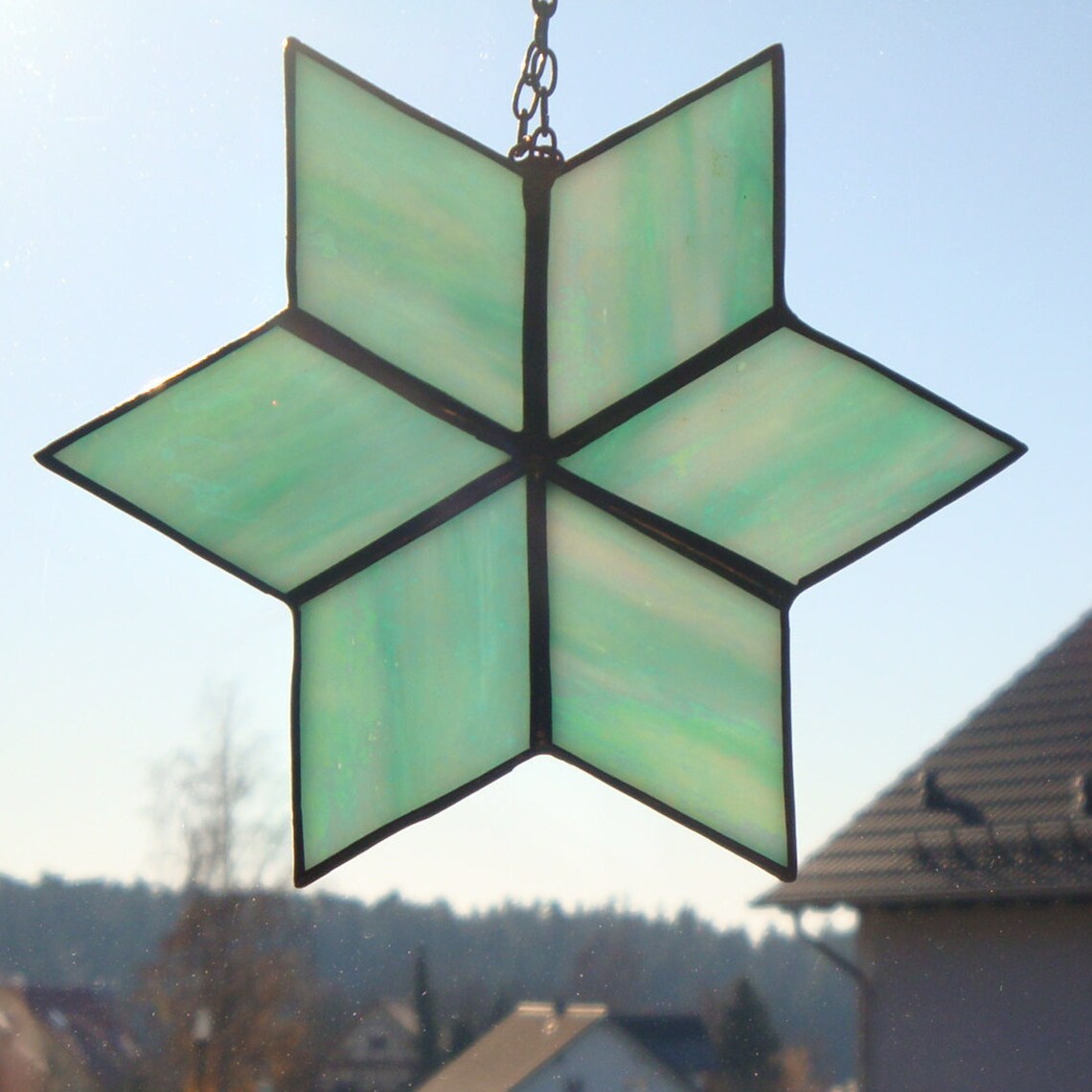 Stern Tiffany Glaskunst Glasobjekt Weihnachten | Etsy