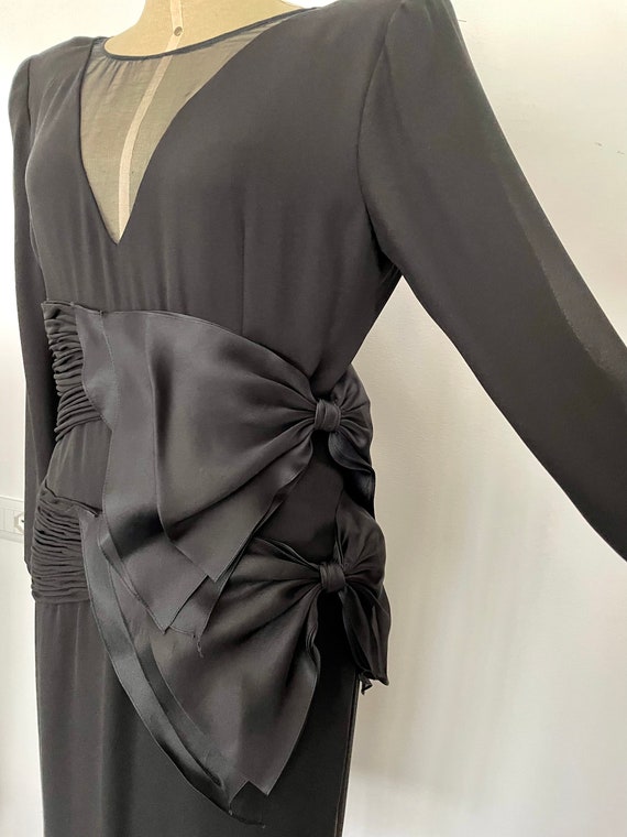 VALENTINO GARAVANI vintage maxi bows dress 80s VALENTINO GARAVANI vintage maxi bows dress 80s
