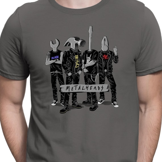 Metalheads Heavy Metal T-shirt Thrash Metal Bands Tee Hard Rock Shirt Heavy Metal T shirt Funny Metal Music Shirt