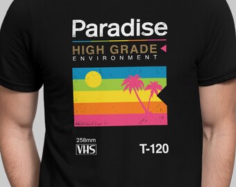 Retro VHS  T-shirt Summer Casette T Shirt Polaroid 80s Shirt