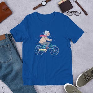 Atomic Ride | Albert Einstein Bicycle | Science Atoms Parody | Unisex t-shirt