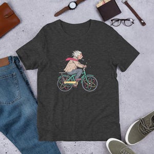 Atomic Ride | Albert Einstein Bicycle | Science Atoms Parody | Unisex t-shirt