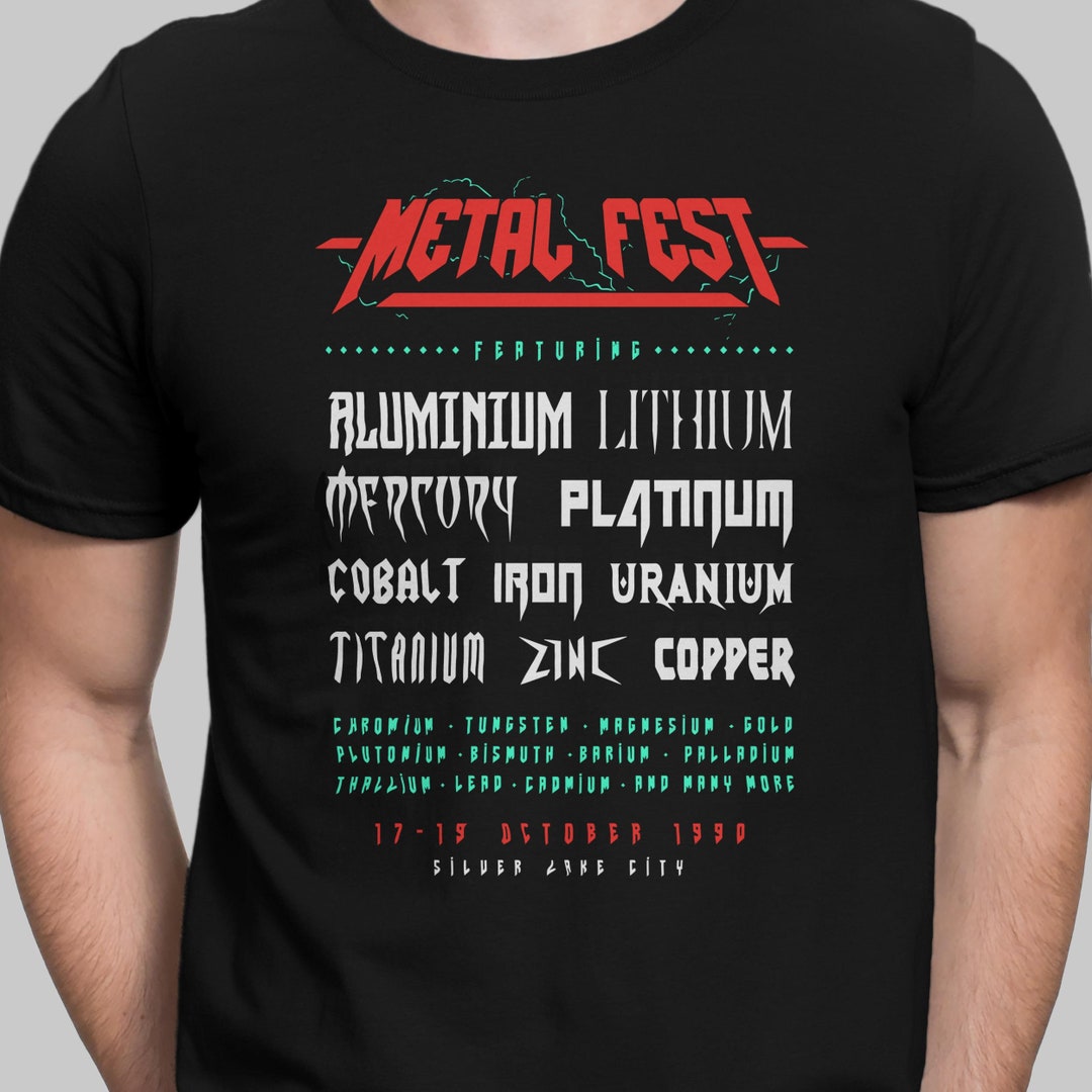 Metal Fest Tour T-shirt Men&rsquo;s Music Tee Bands T-shirt - Etsy