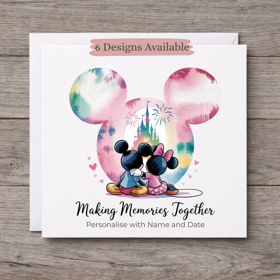 Personalised Anniversary Card – 6x6 Hammered 300gsm | Custom Name & Message