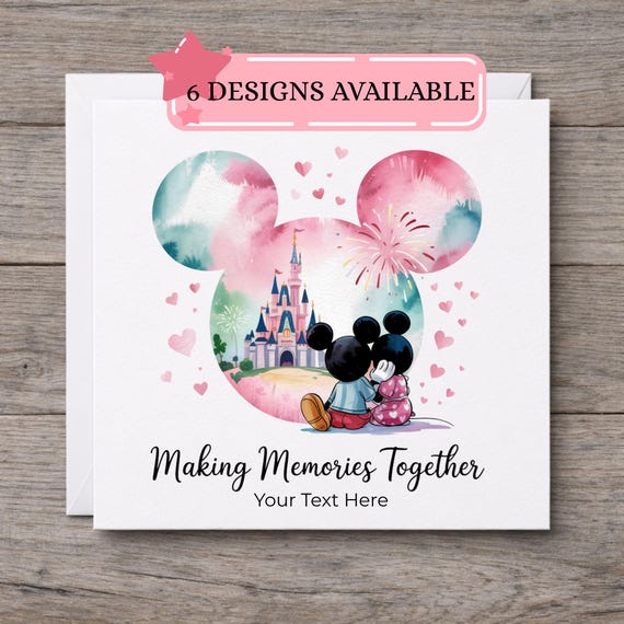Personalised Anniversary Card – 6x6 Hammered 300gsm | Custom Name & Message