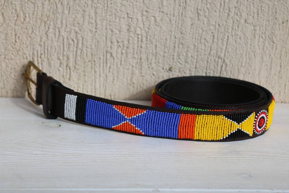 Maasai beaded belts African belts Handmade belts Women Etsy