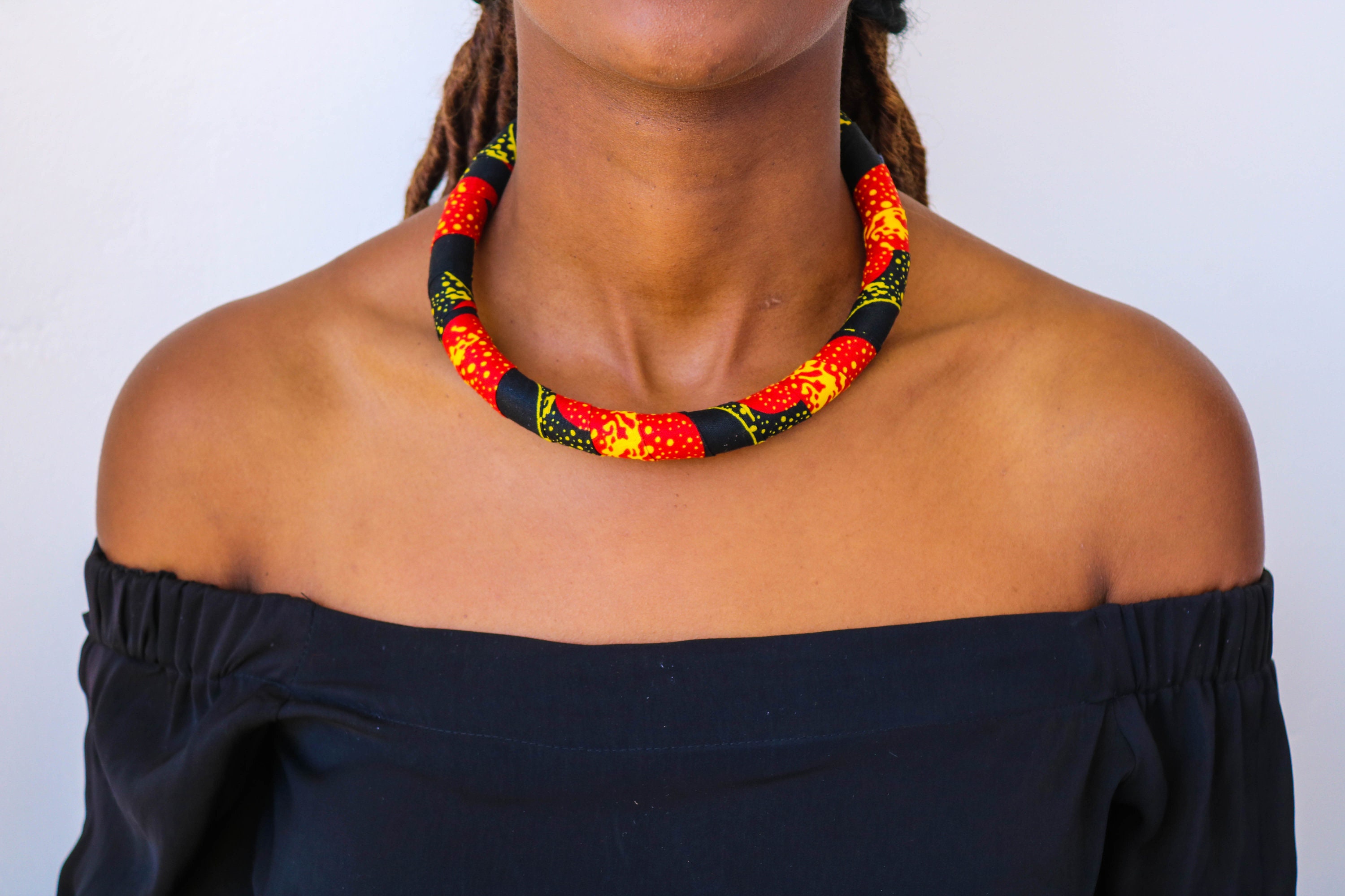 Ankara NeckPiece African Neck collar Tribal Fashion African Etsy