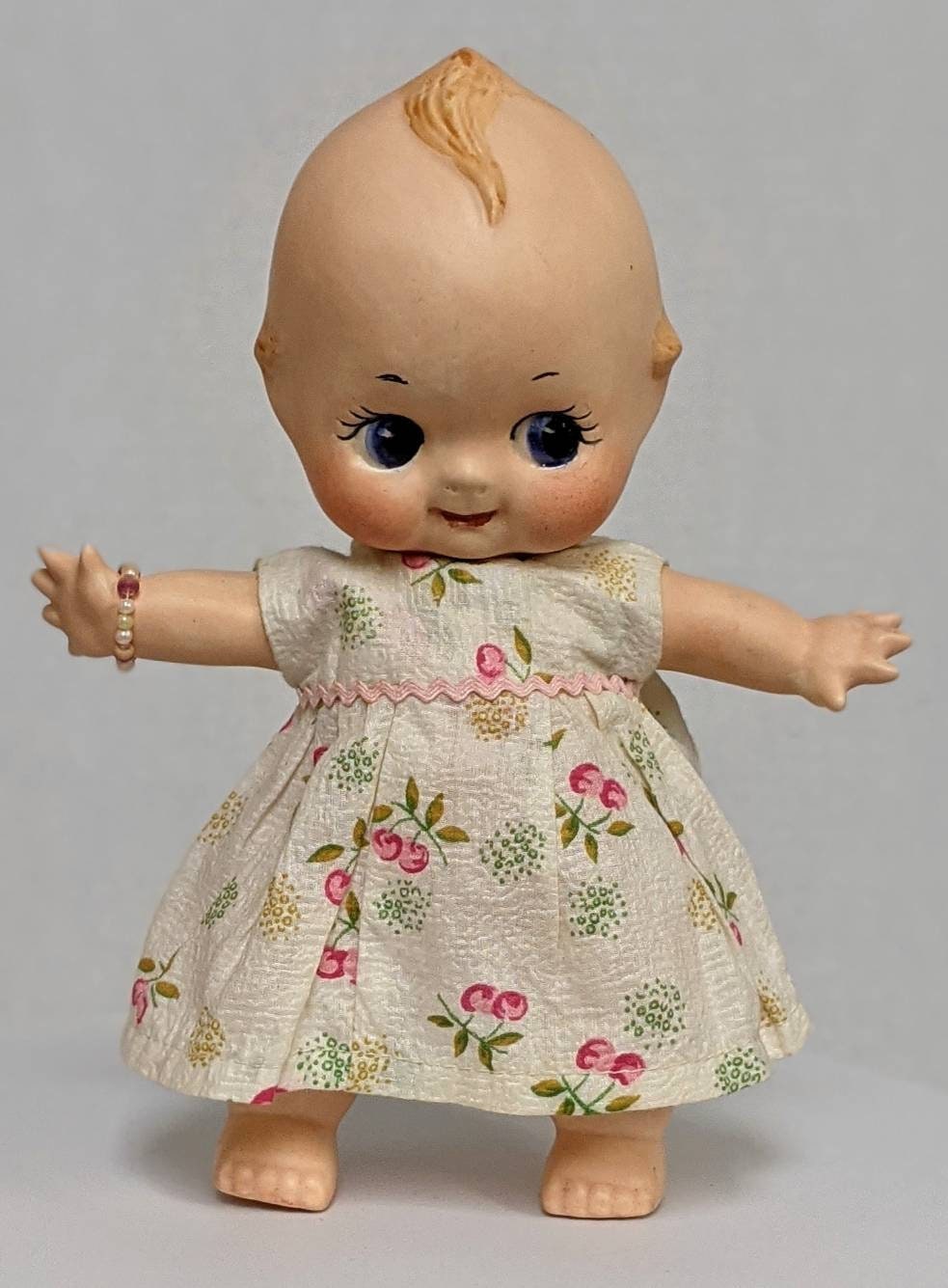 Vintage jointed bisque kewpie doll.Adorable unique kewpie doll Etsy