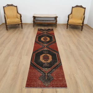 Runner Rug, Wool Runner Rug, Kitchen Rugs, Handmade Rugs, Neutral Runner Rug, Entryway Rug, Hallway Rug, Turkish Runner Rug, Rugs, B-2960