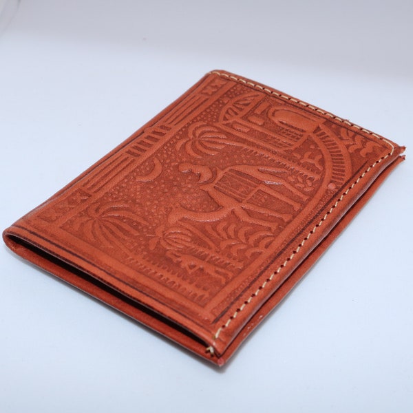 Portefeuille en cuir fait main, Porte-carte, Cuir marocain, Portefeuille unisexe, cadeau d’anniversaire