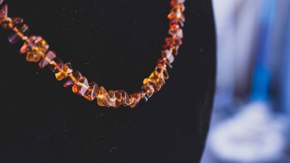 Baroque Amber necklace