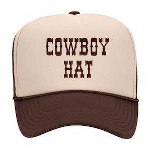 COWBOY HAT // Unbeatable Quality and Price // Trucker hat // Cowboy trucker hat //