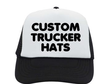 Custom Trucker Hat: Personalized Logo, Image, or Text