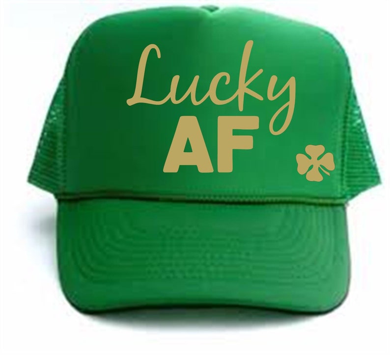 PADDY/'S Day Lucky AF St Patricks Day Drinking Hats Perfect way to show your Irish side this ST