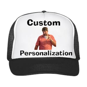 Custom Photo Trucker Hat: Personalized Snapback, Milestone Gift