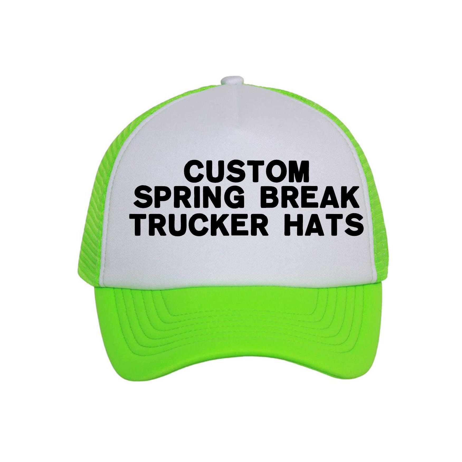 Custom Spring Break Party Trucker Hats // Unbeatable Quality | Etsy