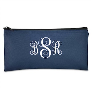 Monogramed Money pouch // Bank Bag //Pencil Marker Bags // Makeup Bag // Medicine bag // Rainy Day Fund // Personalized