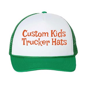 Custom Kids Trucker Hats // Perfect for Parties // Vacations // Special Events // Birthdays // Sports Teams //