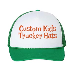 Custom Kids Trucker Hats // Perfect for Parties // Vacations // Special Events // Birthdays //