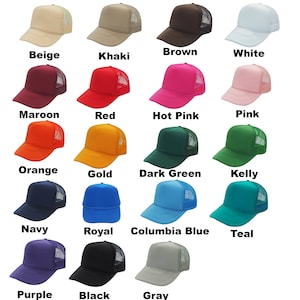 Custom Spring Break Party Trucker Hats // Unbeatable Quality and Price //Nick Names // Pictures // Quotes image 8