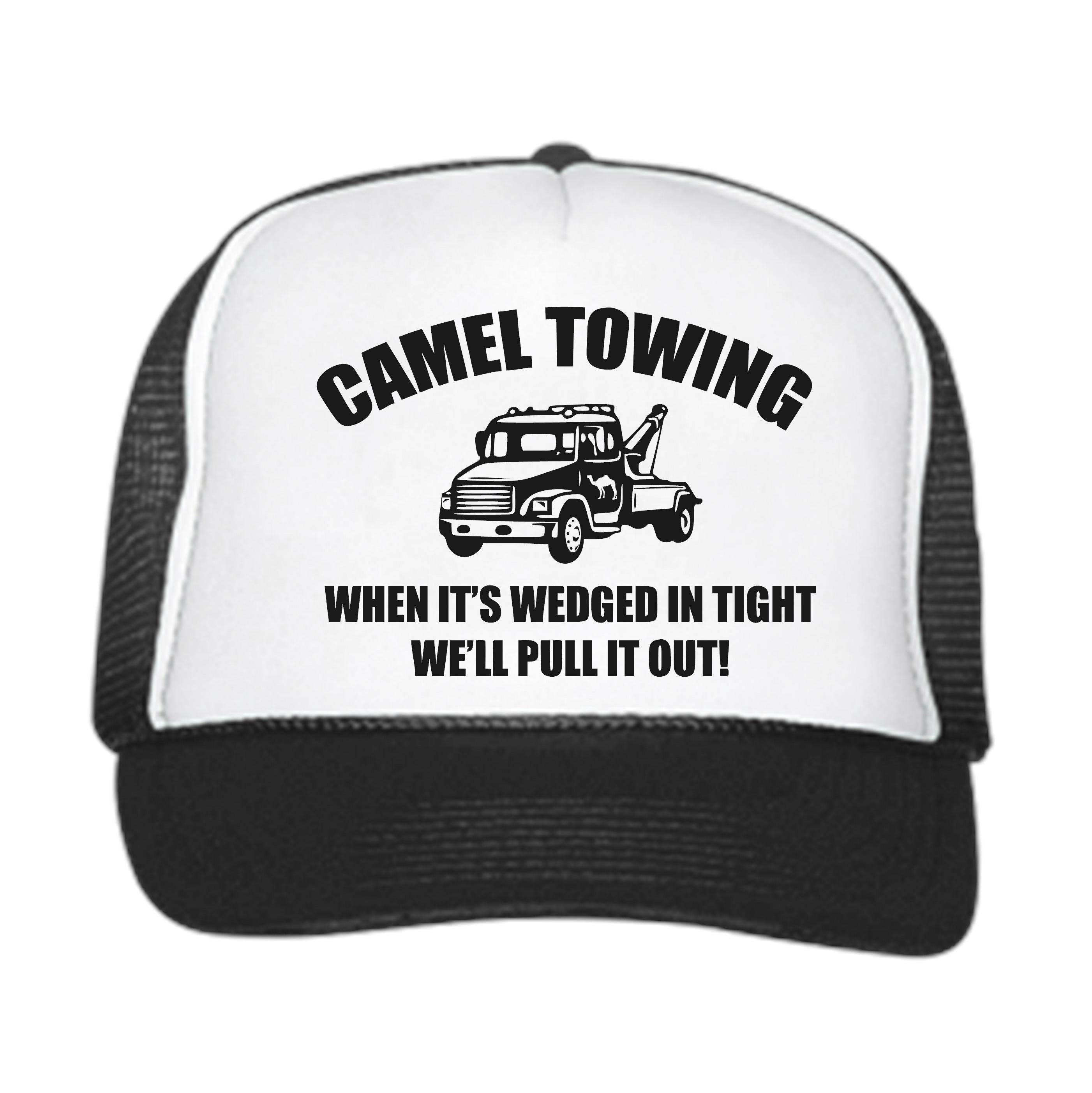 Camel Towing Funny Trucker Hat // Unbeatable Quality and Price // Humor //  Snapback // Retro // 