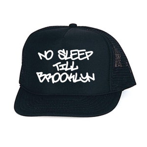 Beastie Boys No Sleep Till Brooklyn // Trucker Hat // B-Boys // Beastie // Snapback // 80&#39;s HipHop