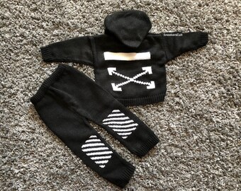 knitted tracksuit baby