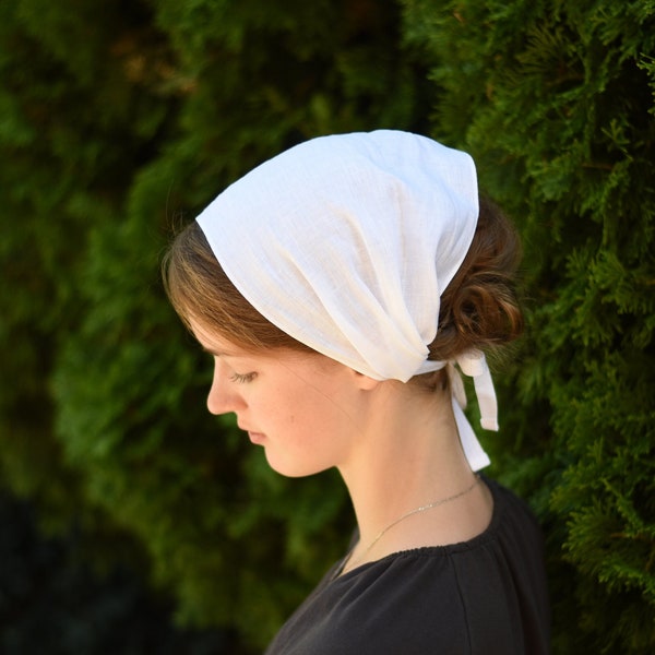 100% Linen - 8 inch Headband//Headwrap//Headcovering//Headscarf