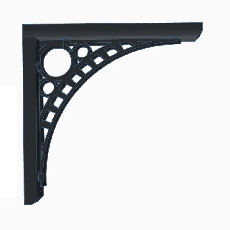 Bridge Brace Decorative Shelf Brackets 100mm Support / Etsy