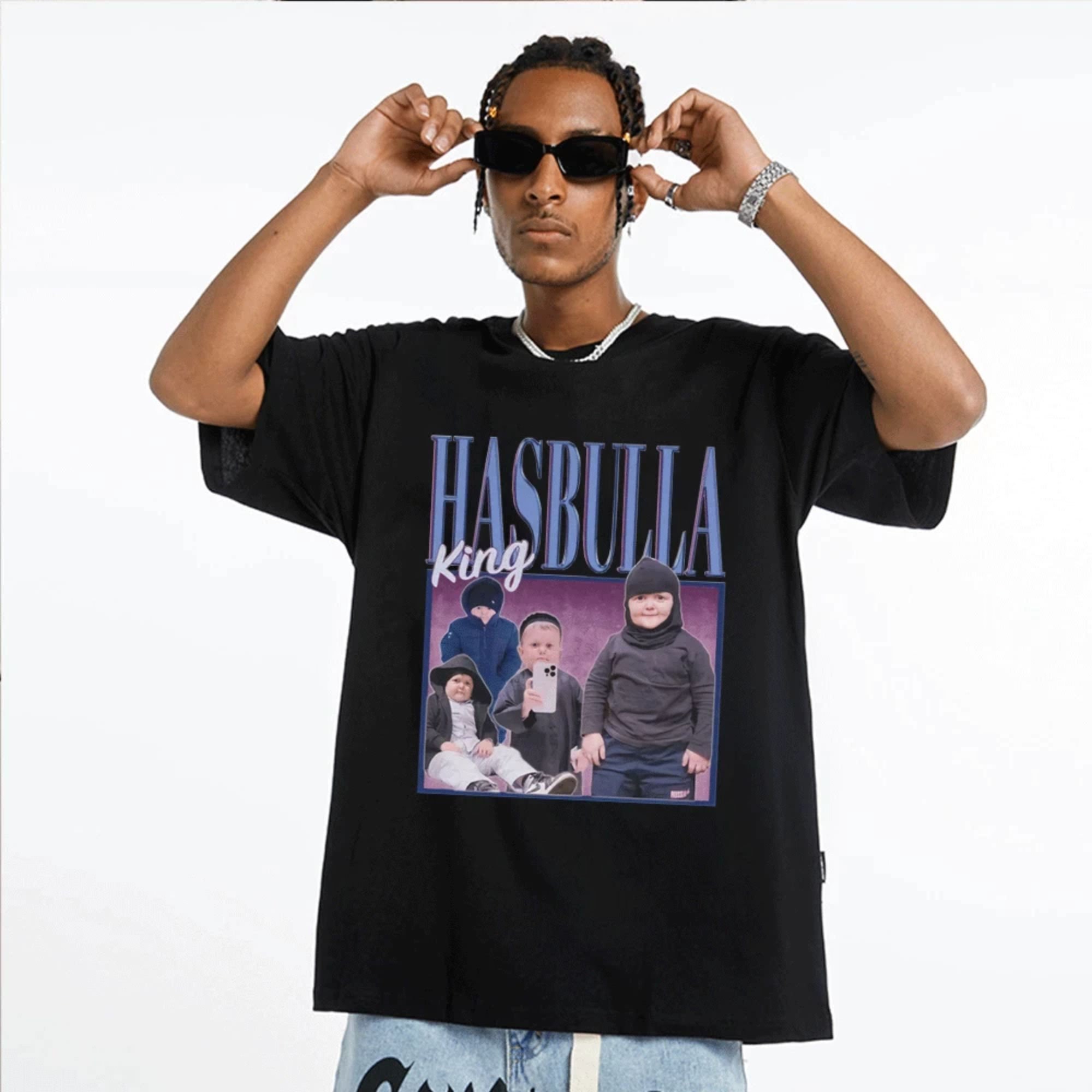 Discover Limited King Hasbulla Vintage T-Shirt