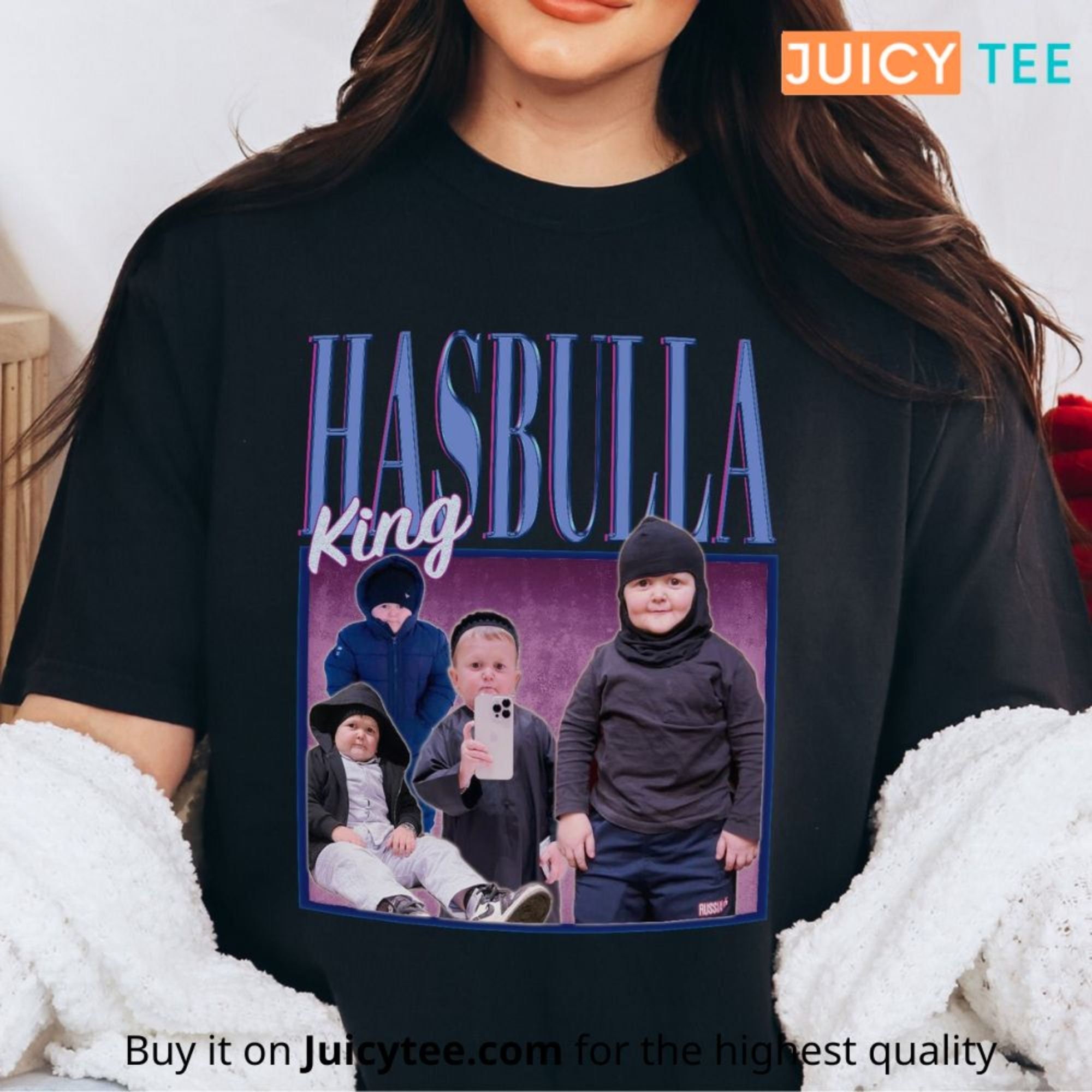 Discover Limited King Hasbulla Vintage T-Shirt