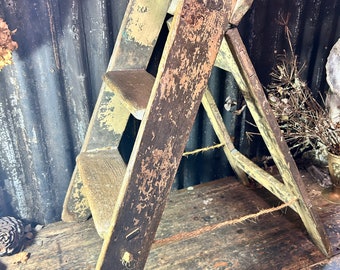 アンティーク雑貨 ladder KINMADE 8-Pack of Vintage Library Ladder Steps with Spindle