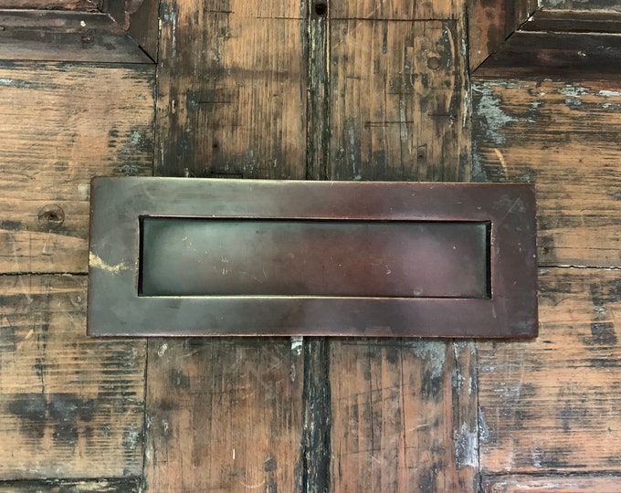 Quality Solid Bronze / Brass / ANTIQUE LETTERBOX / Mail Slot Etsy UK