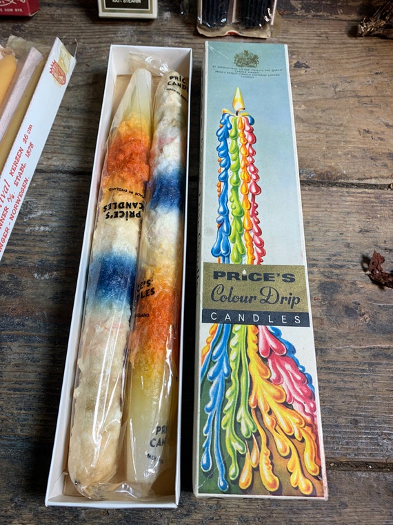 和骨董 シルバー 小物 5点セット Vintage Original 1970s X 5 / WAX CANDLES / Original Boxes