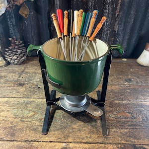 Vintage fondue le creuset - Etsy 日本