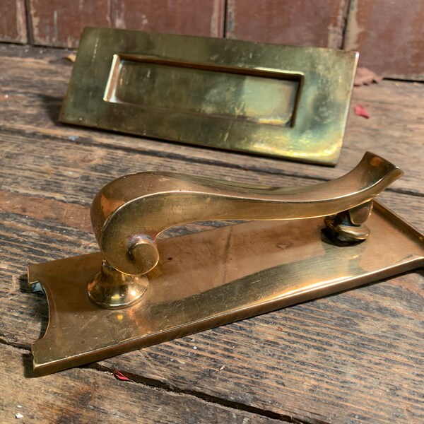 Brass Letter Mail Slot Etsy