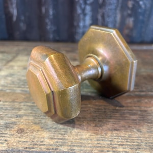 Antique Original Victorian Period Large / CENTRAL DOOR PULL / Solid Brass Pull Door Knob Brass Door Hardware Brass Door Pull Period Fittings
