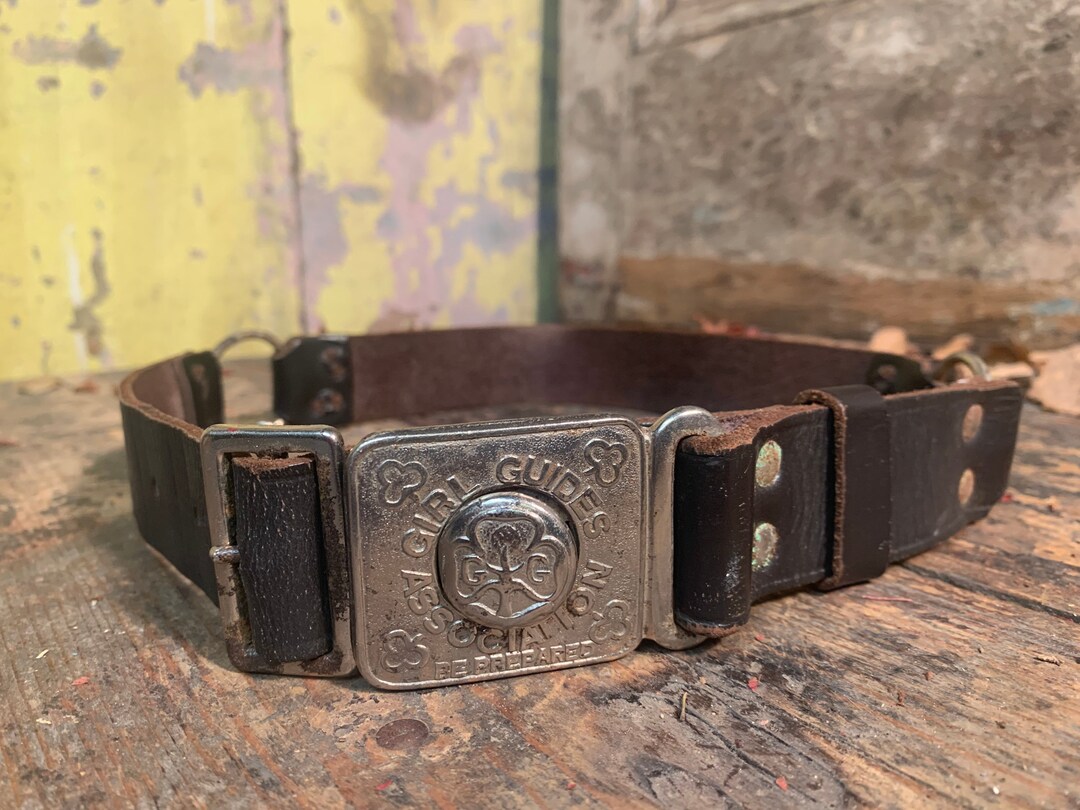 Vintage 1960s Childs / GIRL GUIDES BELT / Brownies Belt Girl Guides