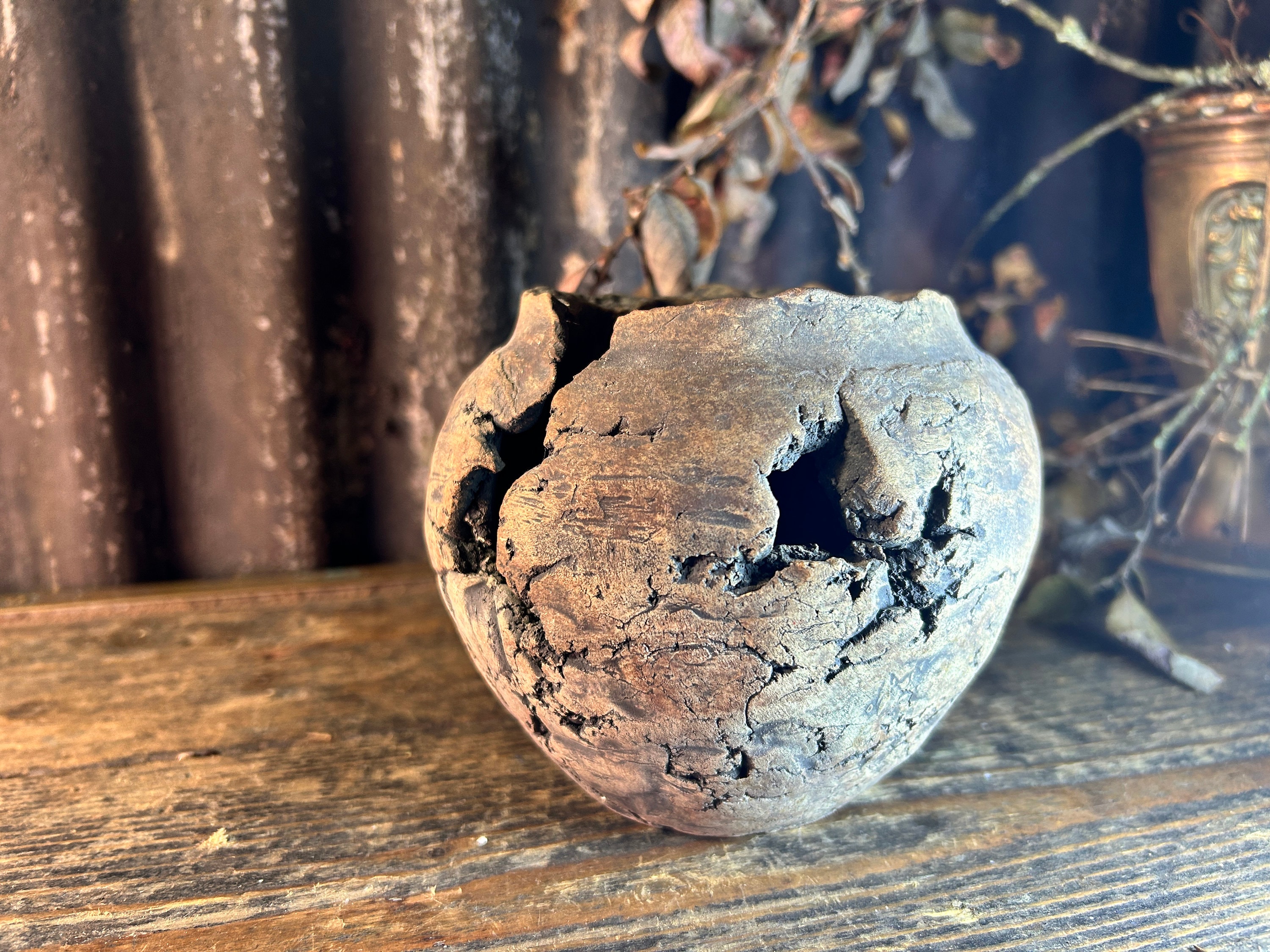 Vintage 1950s Stan Langtwait Pierced Organic Form / ART STUDIO