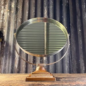 Large Mid Century 1950s Durlston Designs / VANITY SHOP MIRROR / Sturdy Quality Original Swivel Mirror Dressing Mirror Vintage Shop Display