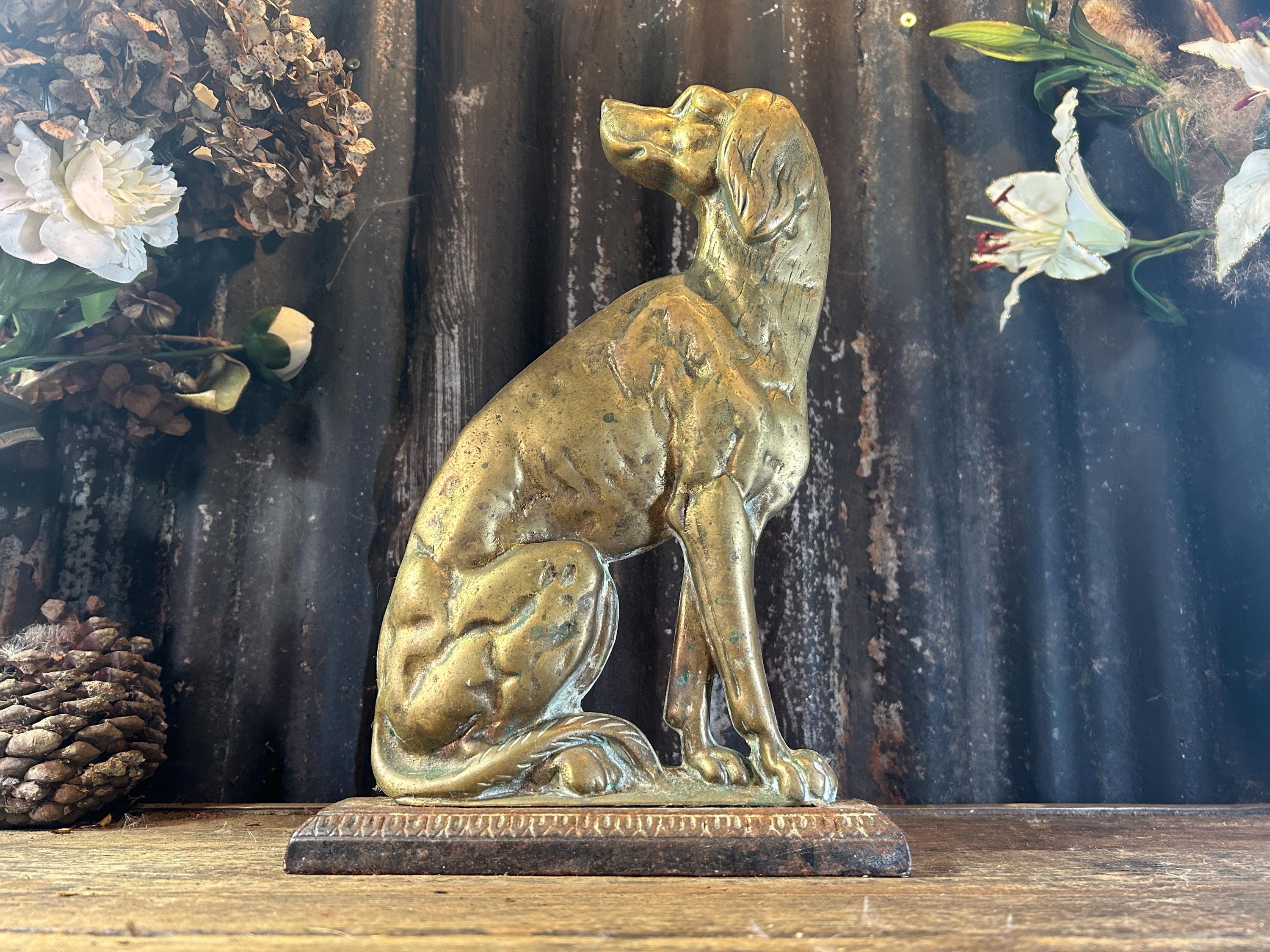 Cast Iron Setter Dog - Etsy