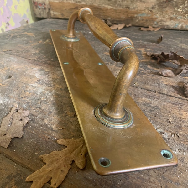 Antique Brass Pull Handles Etsy UK